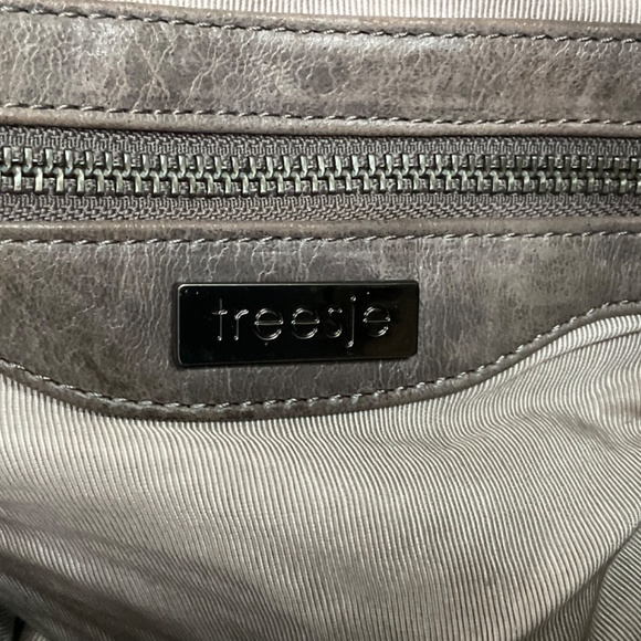 Treesje Grey Hobo Bag with Studs - Picture 4 of 10